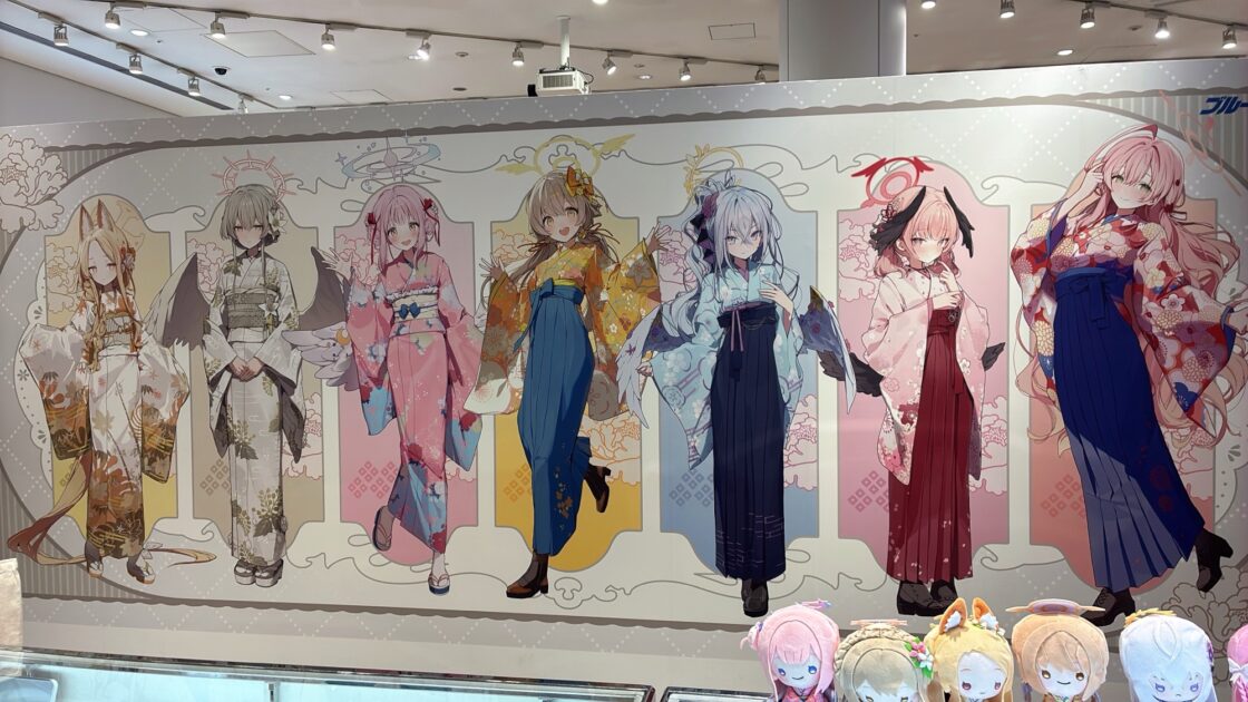 ブルアカのスタンプラリー開始！ブルーアーカイブ ～冬空仰ぎ、笑顔